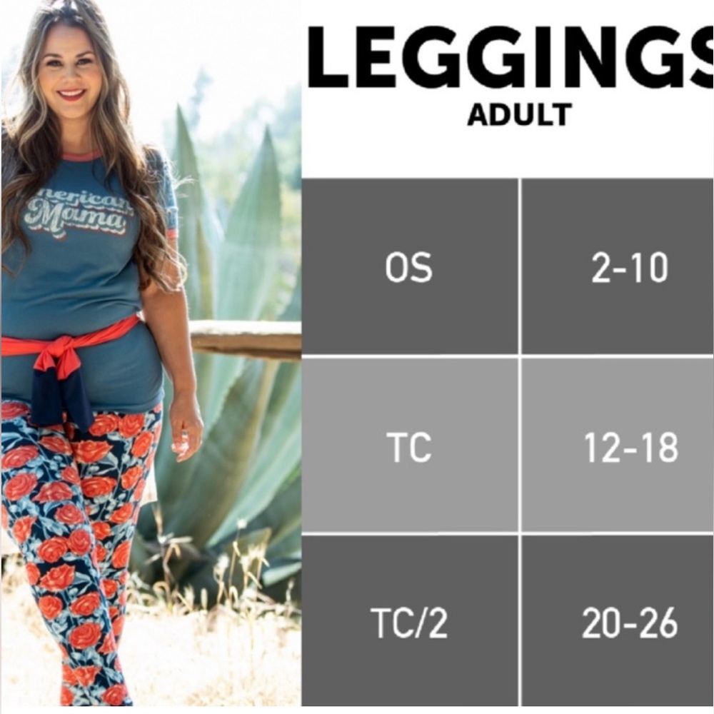 Lula Roe TC Leggings - Picture 3 of 3